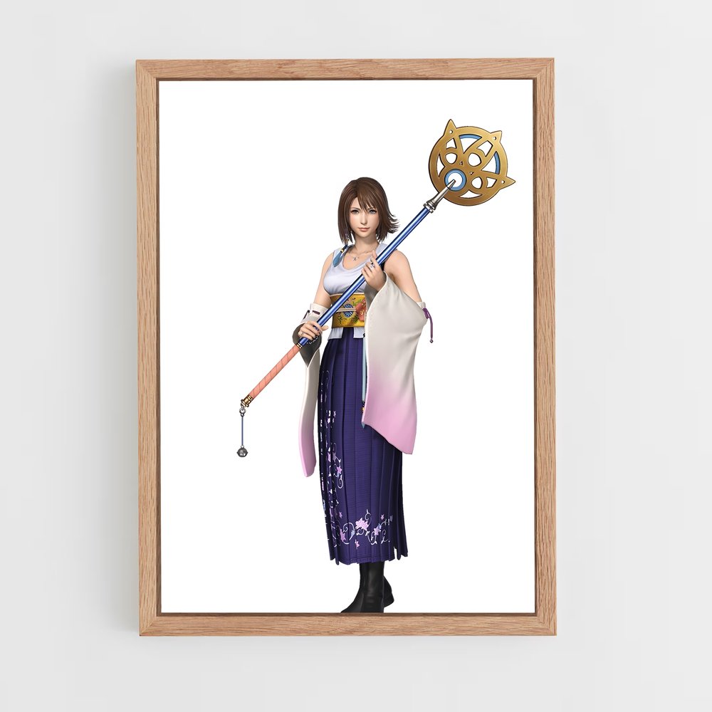 Poster Yuna: L'Épée et l'Élégance – affiche Final Fantasy (vue 4)